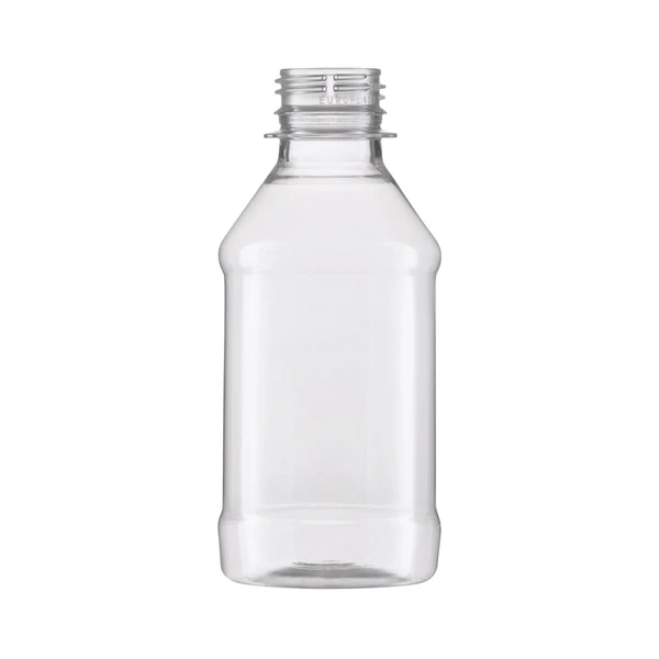 Бутылка ПЭТ 0,2л с УЗКИМ горлом кругл. прозрачная