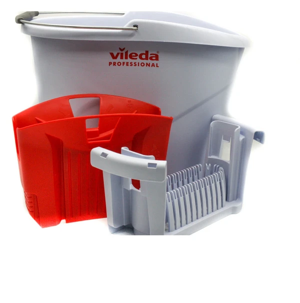 Ведро с отжимом Vileda УльтраСпид МИНИ 10 л красный (артикул производителя 129687)