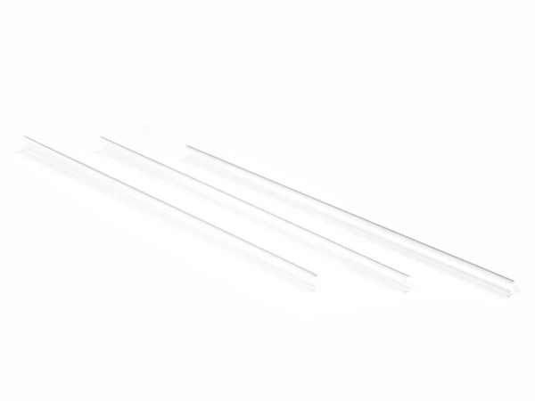 Трубочки для коктейля без изгиба утолщенные прозрачные, диаметр 5 мм, 12,5см 400шт