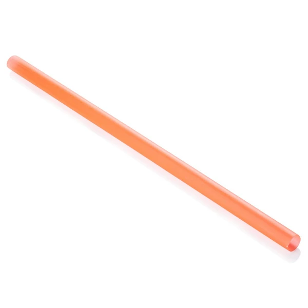 Трубочки для коктейля без изгиба оранжевые, диаметр 10 мм, 25 см, 250шт