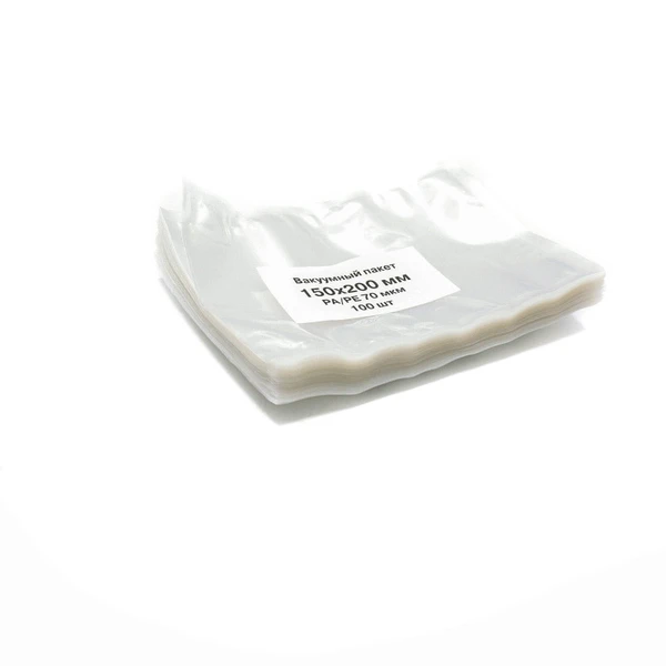 Вакуумный пакет ПА/ПЭ 150х200мм 50мкм
